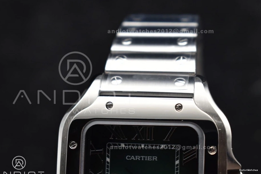 SmartLinks Edition Bracelet de Dial on 1:1 MIYOTA Youthful Green Cartier Santos BVF Best SS 1057 40mm 0509